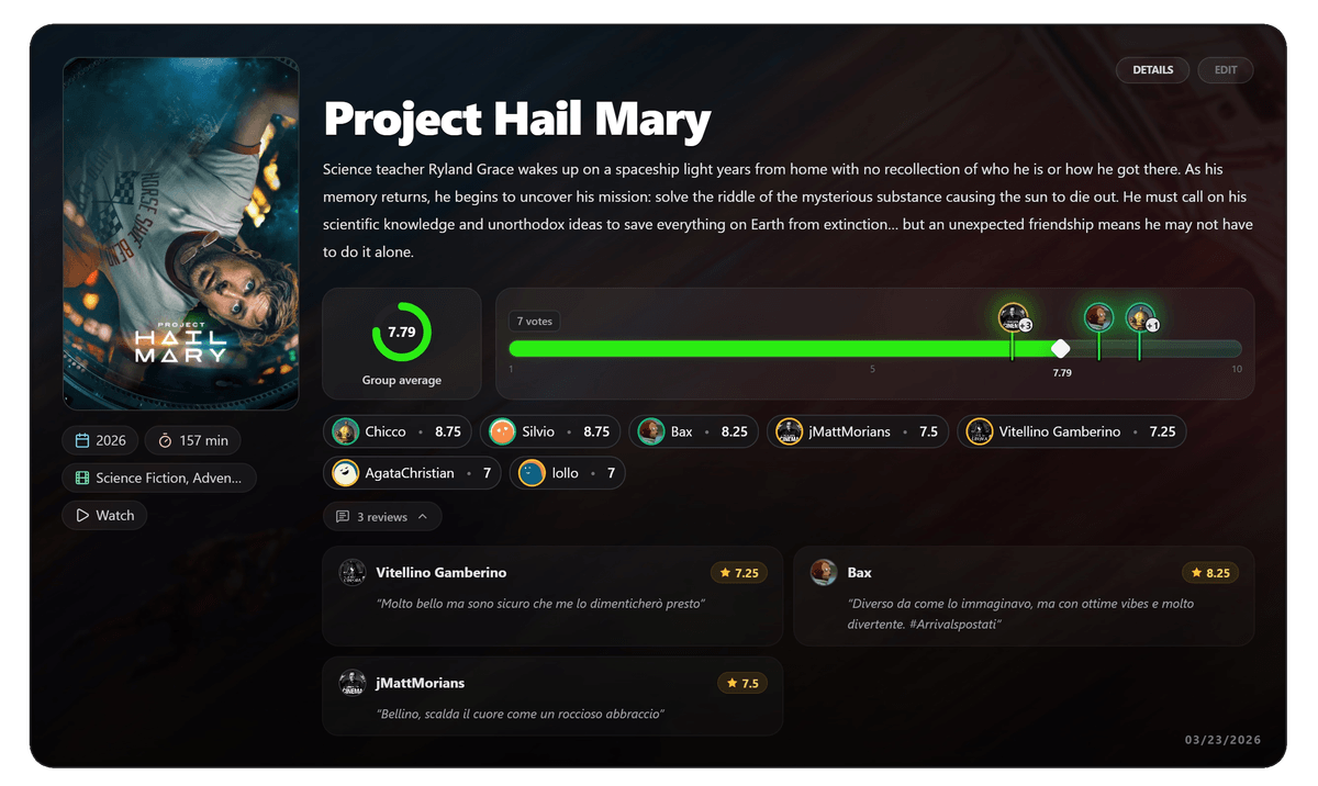 Hit 100 communities on my film club site and redid the landing page, would love some feedback